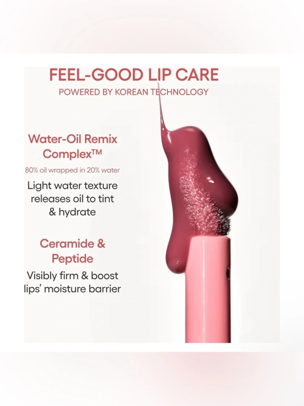LANEIGE JuicePop Box Lip in K Pop Pink with Wristlet Keychain NWT